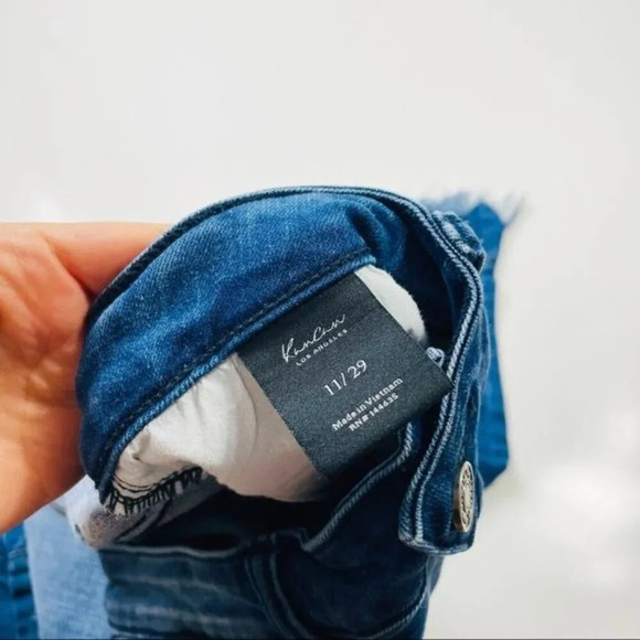 KANCAN Iverson Ultra High Rise Cropped Slim Straight Jeans Size‎ 29 - Picture 10 of 10